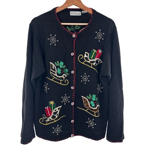Vintage christmas cardigan - vintage,
