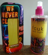 FCUK Late Night Woman Eau De Toilette 100ml & Fcuk  Body Mist 250ml No lid