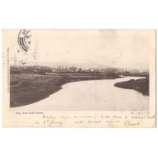 TAIN From the Golf Course, Ross-shire Postcard Postmark Tain 1903