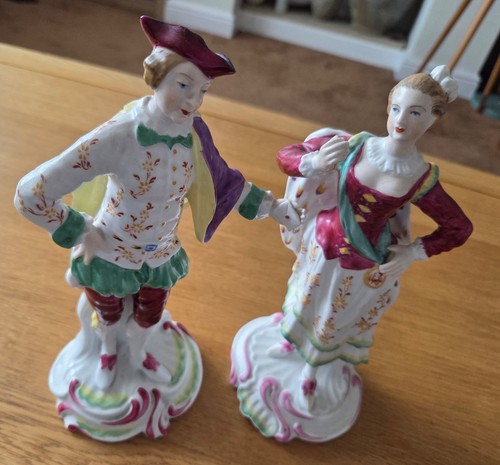 Pair spode figurines english - pair,