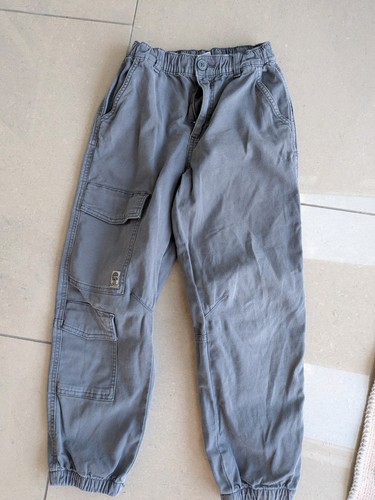Zara boys grey cotton cargo - boys,