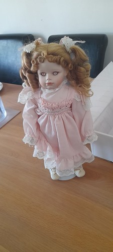 Porcelain doll the hamilton - doll,
