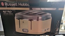 Russell Hobbs Vintage Cream 4 Slice Toaster (please read description)