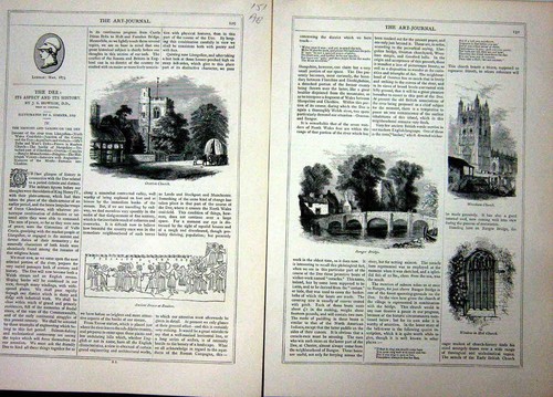 Old antique print 1873 - 1873, art