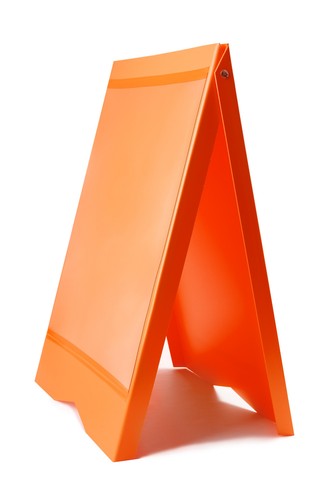 Dwa orange board - orange, a-board