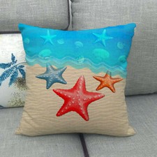 Nautical Coastal Throw Pillow