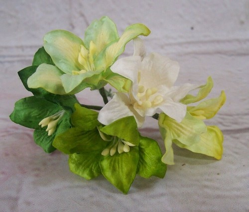 10x mulberry paper flowers - 10x,