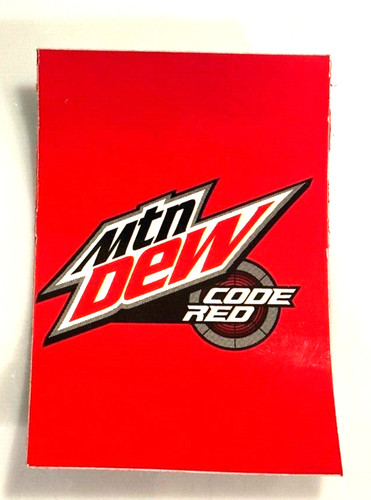 Soda valve front sticker mtn - soda,