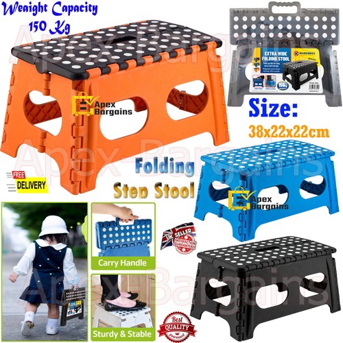 150kg wide folding step stool - folding,