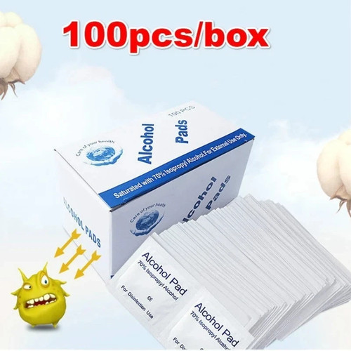 100 alcohol wipes universal - 100,