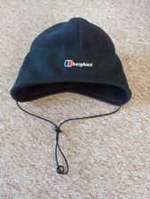 Berghaus Vintage Gore T Beanie Hiking Walking Winter Hat cap Black Size S-M