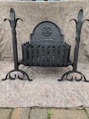 Vintage cast iron - cast, fire