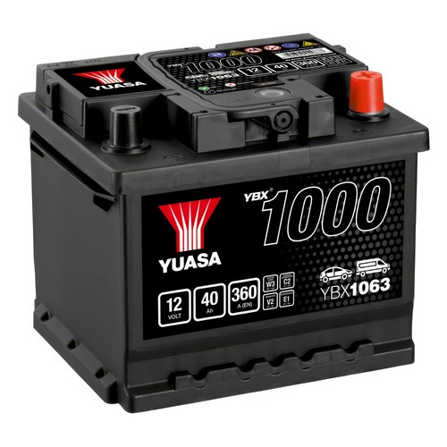 Yuasa car battery 12v - 12v, 40ah