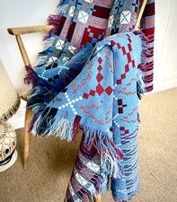 Vintage Welsh Tapestry Blanket