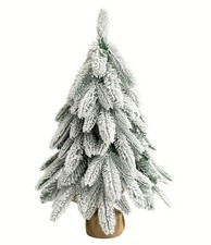 Frosted table top christmas - table,