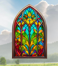 Church Glass Faux