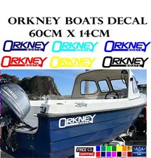 60cm Orkney Boat Decal for