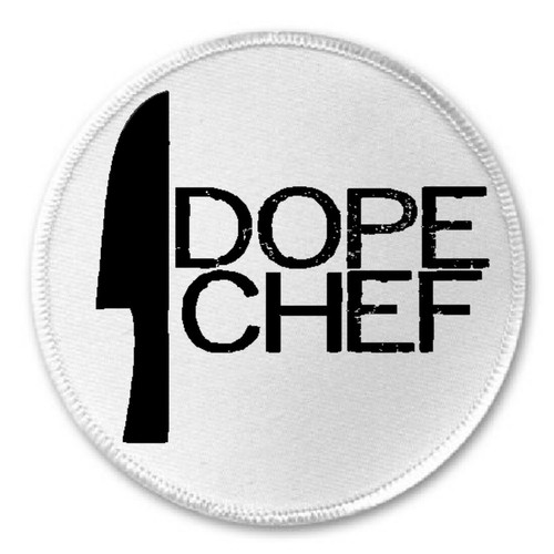 Dope chef sew iron - -, on