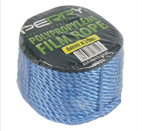 Metres 6mm blue poly - metres,