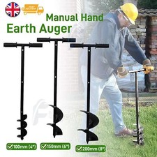 Manual Hand Earth Auger, Fence