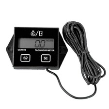 Tachometer with digital hour - with,