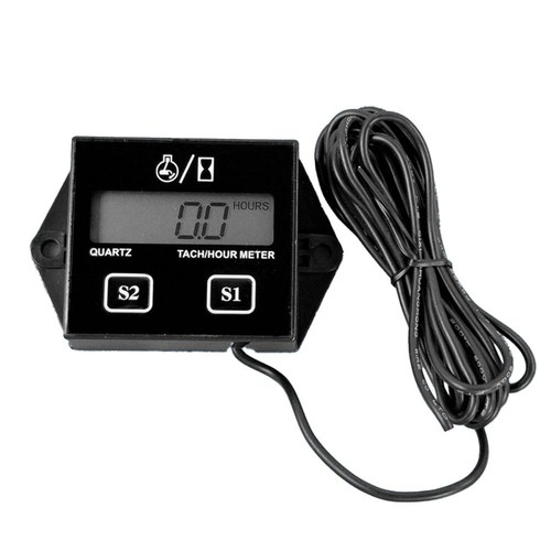 Tachometer with digital hour - with,