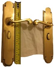 PAIR OF Handles  lLLever lock 12in Long Antique Brass Original ⭐️BUY