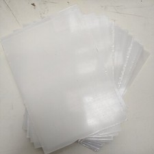 1 Sheet 3mm Clear Perspex Acrylic Plastic Panel A4 with Protective Film Intact