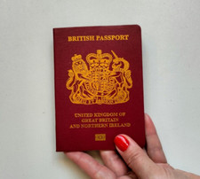 UK passport notebook. Old