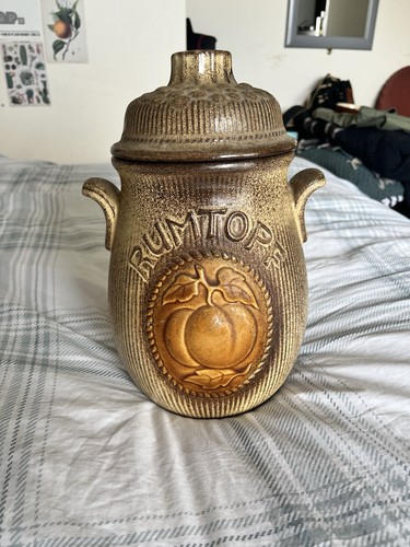 Rumtopf vintage jar with lid - jar,