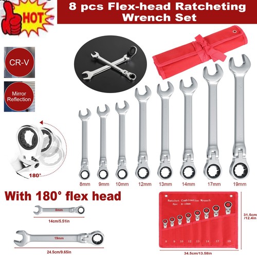 8pcs ratchet spanner - ratchet,