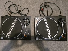 Technics SL-1210 MK2 Turntables (Pair) – With Dust Covers – recently serviced