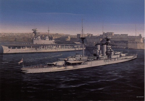 Hms barham and eagle - barham,
