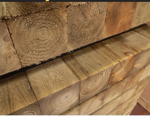 6x6 inch posts 4m - inch, (150mm)