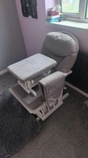 Nursing chair and footstool