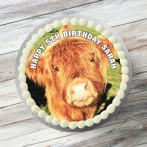 Highland cow personalised - cow,