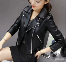 Leather Women Coat Brand Designer Jackets for Ladies Female Chic Slim Women's