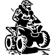 'Amphibious ATV 4 Wheeler' Stencils / Templates (WS045987)