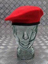 Red Beret Genuine Hobson London Military Issue Manufactures Sample 56cm