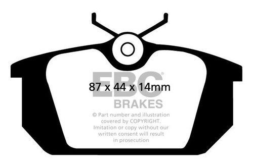 Ebc ultimax rear brake pads - ebc,