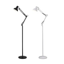 Modern Metal Floor Lamp Flexible Swing Arms for Reading Adjustable Swing Light