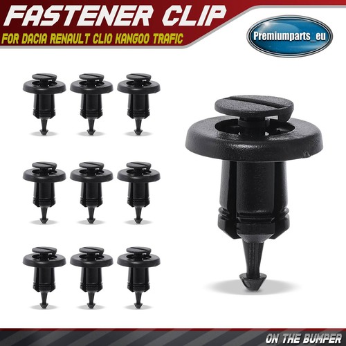 10x 8mm nylon - bumper, fastener