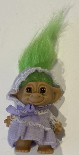 Uneeda wishnik troll doll - uneeda, 3"