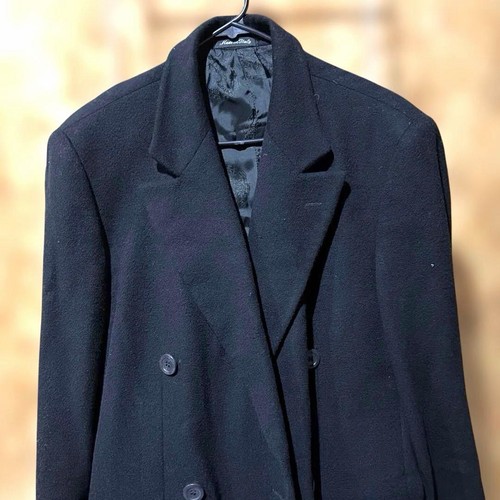 Versace black chester - chester, coat