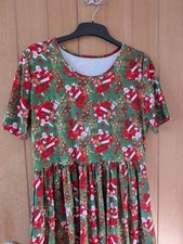 Carolina Dress Room Father Christmas Tea Dress Size 1 Fits 8-14 fits up to a 16