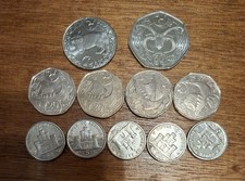 Isle Of Man Coin Job Lot 50p