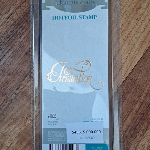 Ultimate crafts hotfoil stamp - hotfoil,