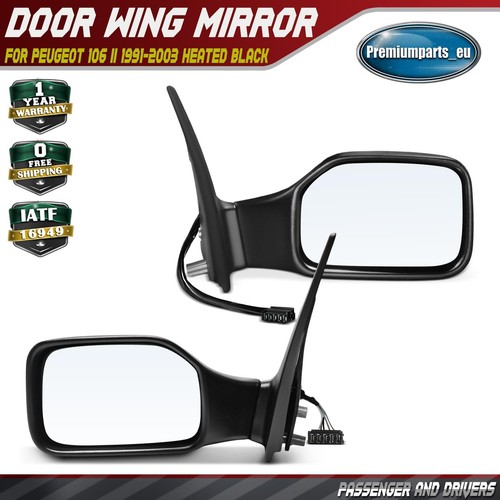 Pair electric door wing mirror - pair,