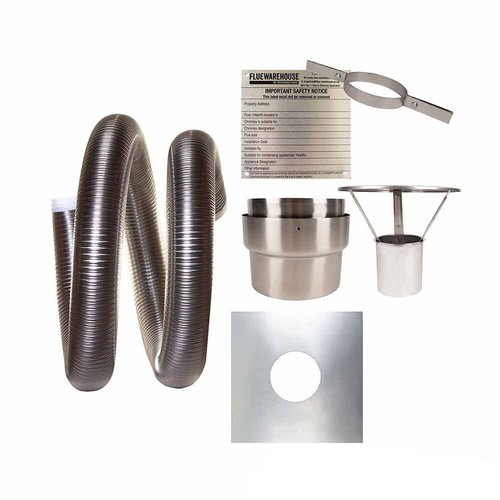 Flexible flue chimney liner - flexible,