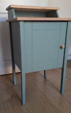IKEA Bedside Table Olderdalen Pine/Sage Green 47cm x 43cm Cottage Scandi